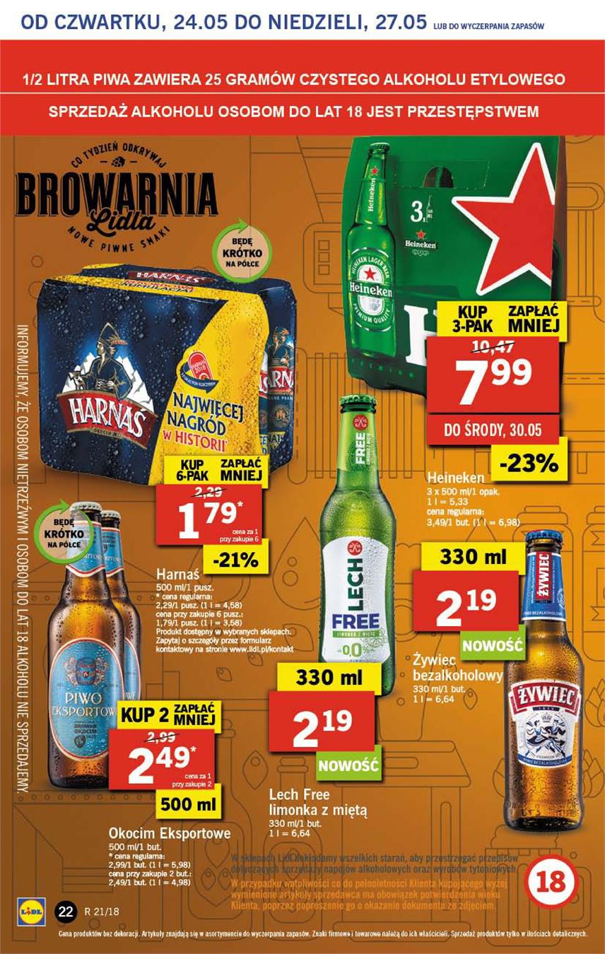 Gazetka Lidl Polska Sp. z o.o. nr 22 od 2018-05-24 do 2018-05-27
