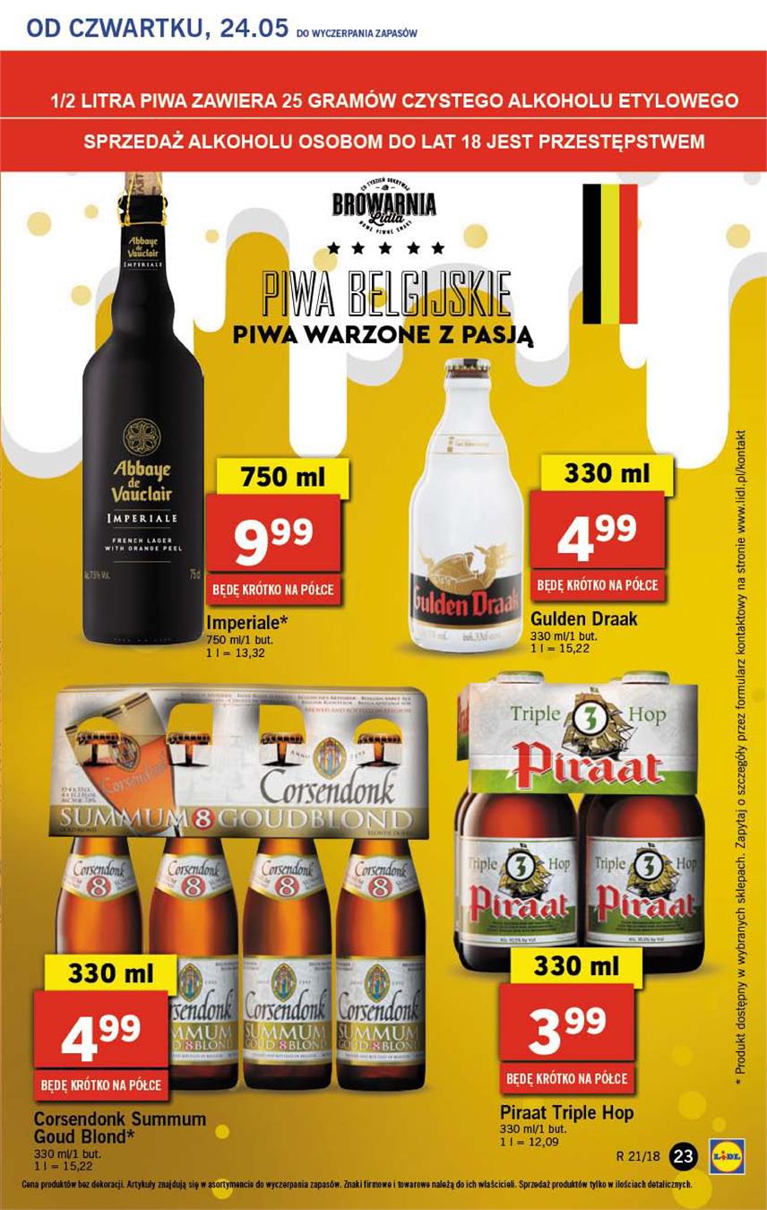 Gazetka Lidl Polska Sp. z o.o. nr 23 od 2018-05-24 do 2018-05-27
