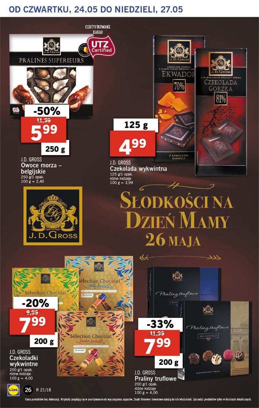 Gazetka Lidl Polska Sp. z o.o. nr 26 od 2018-05-24 do 2018-05-27