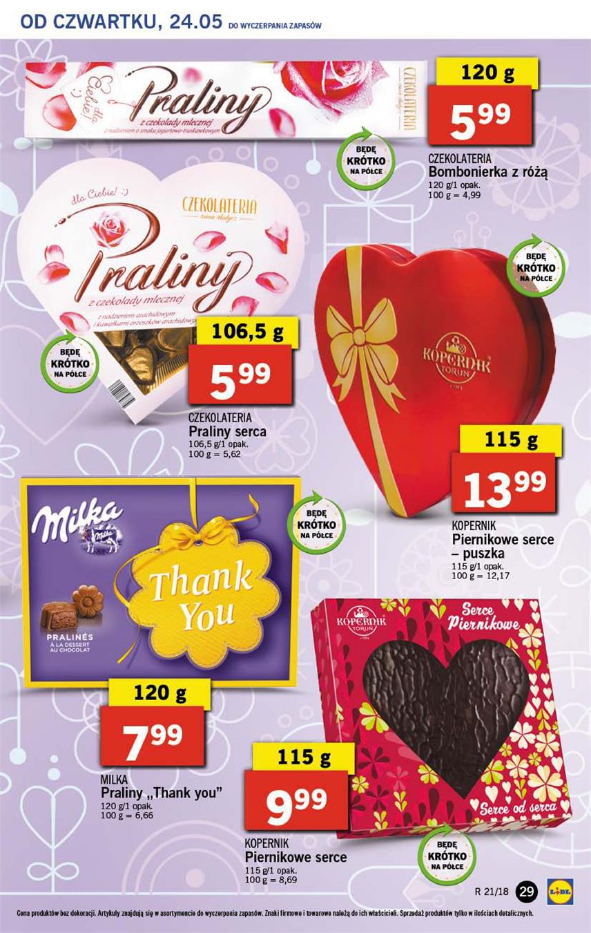 Gazetka Lidl Polska Sp. z o.o. nr 29 od 2018-05-24 do 2018-05-27