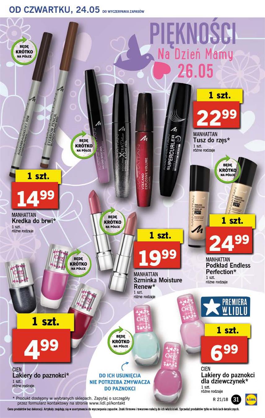 Gazetka Lidl Polska Sp. z o.o. nr 31 od 2018-05-24 do 2018-05-27