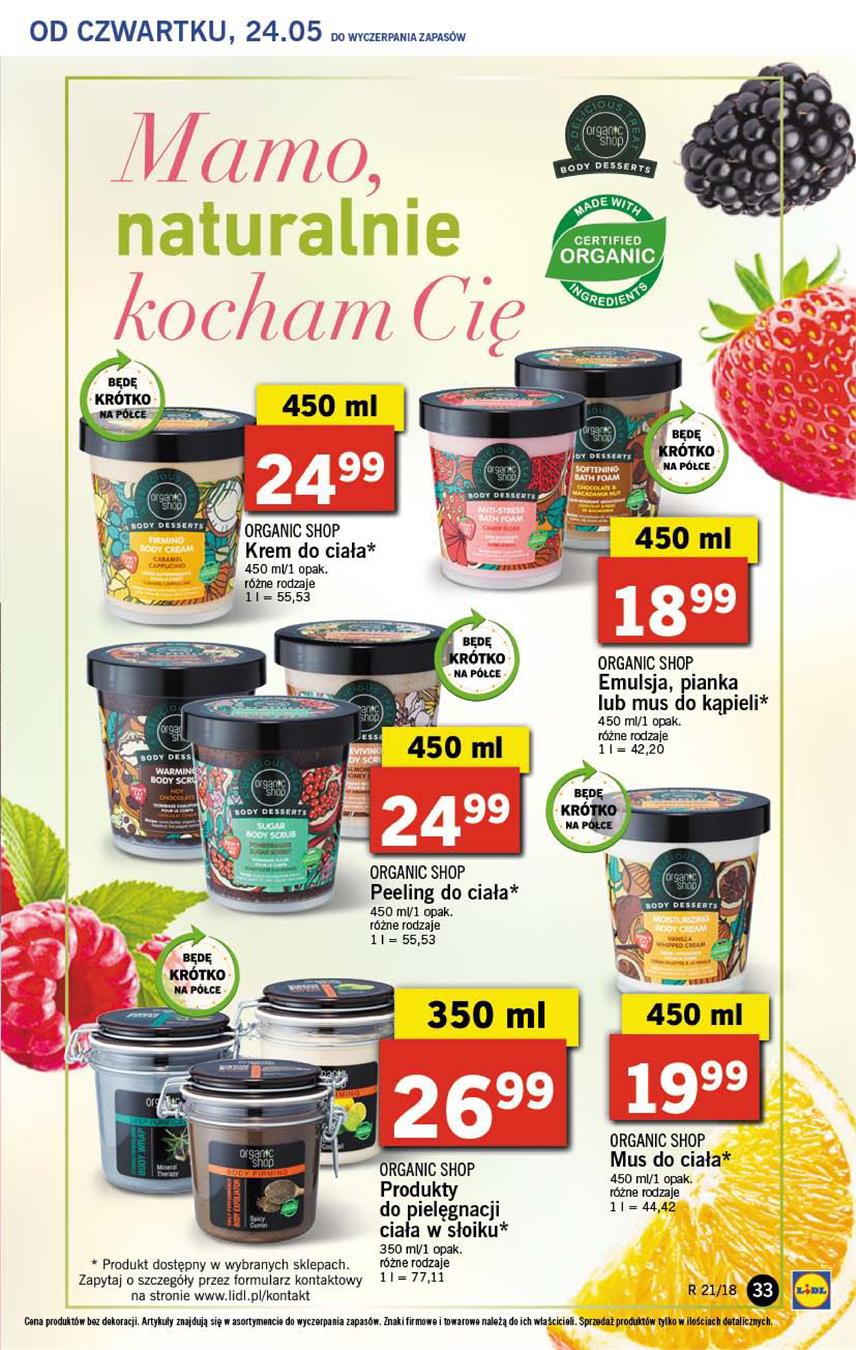 Gazetka Lidl Polska Sp. z o.o. nr 33 od 2018-05-24 do 2018-05-27