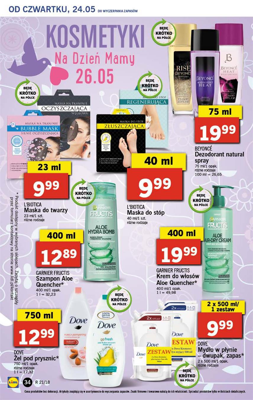Gazetka Lidl Polska Sp. z o.o. nr 34 od 2018-05-24 do 2018-05-27