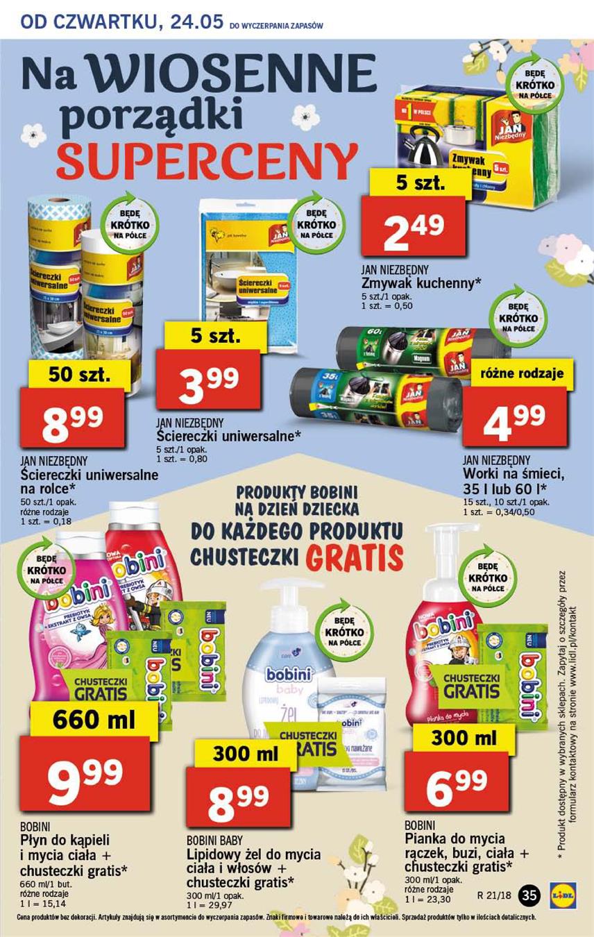 Gazetka Lidl Polska Sp. z o.o. nr 35 od 2018-05-24 do 2018-05-27