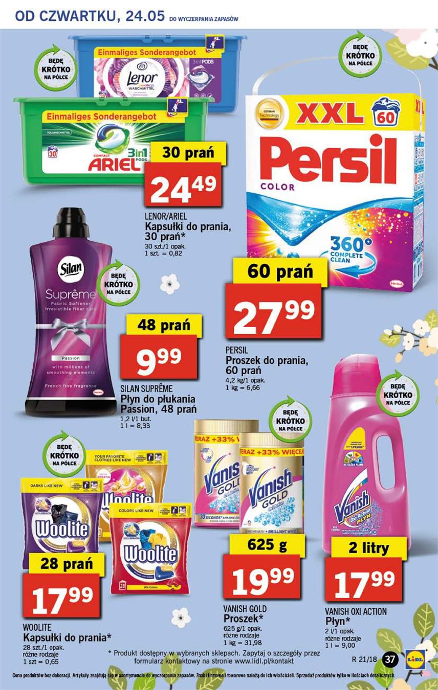Gazetka Lidl Polska Sp. z o.o. nr 37 od 2018-05-24 do 2018-05-27