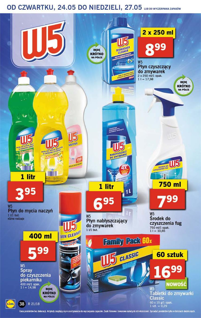 Gazetka Lidl Polska Sp. z o.o. nr 38 od 2018-05-24 do 2018-05-27