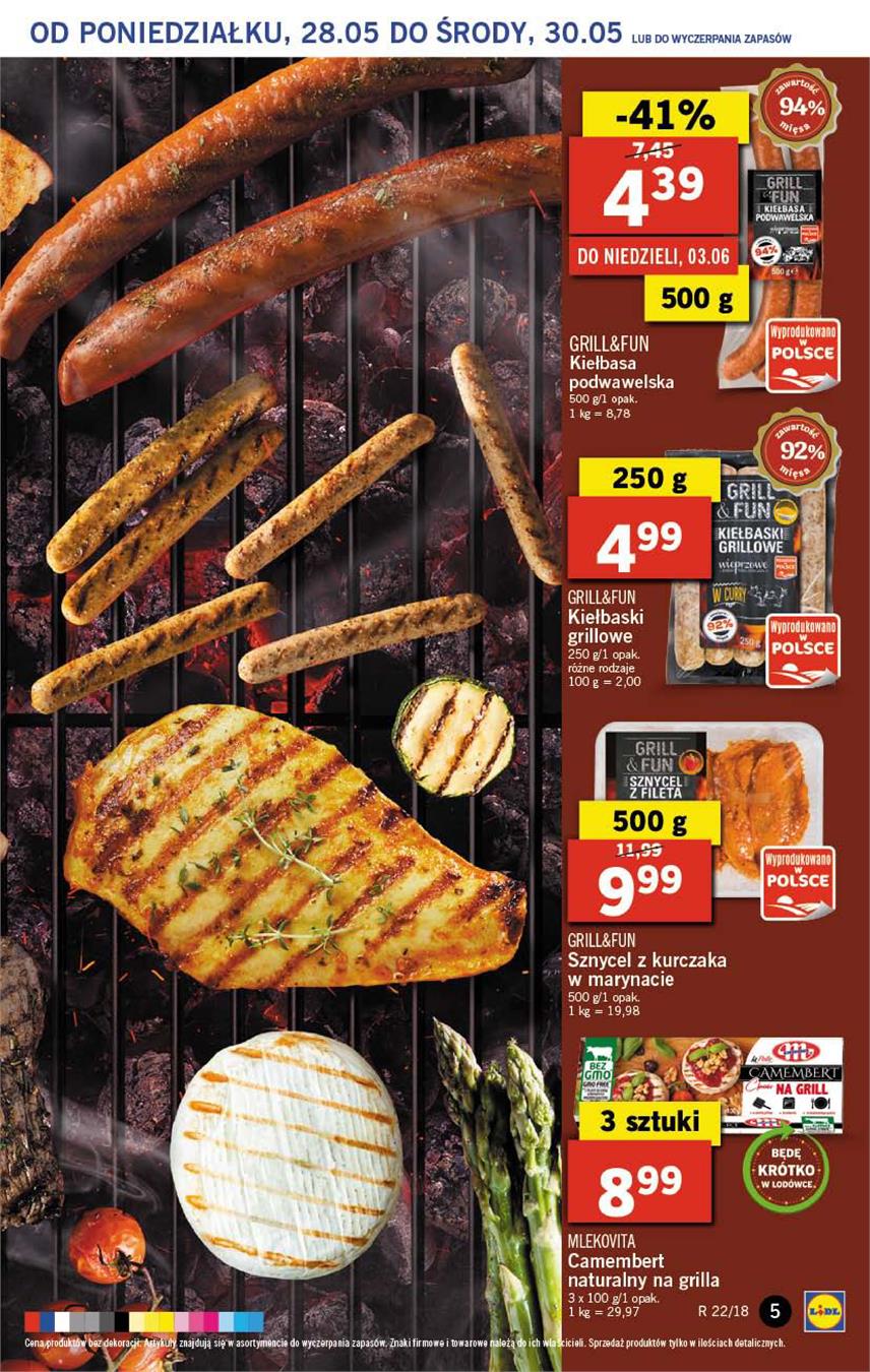 Gazetka Lidl Polska Sp. z o.o. nr 5 od 2018-05-28 do 2018-05-30
