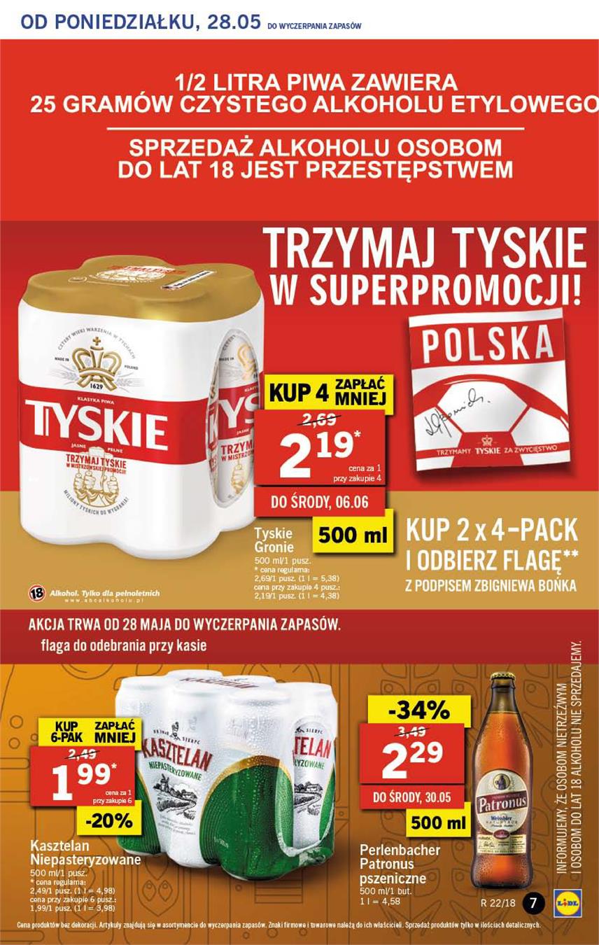 Gazetka Lidl Polska Sp. z o.o. nr 7 od 2018-05-28 do 2018-05-30