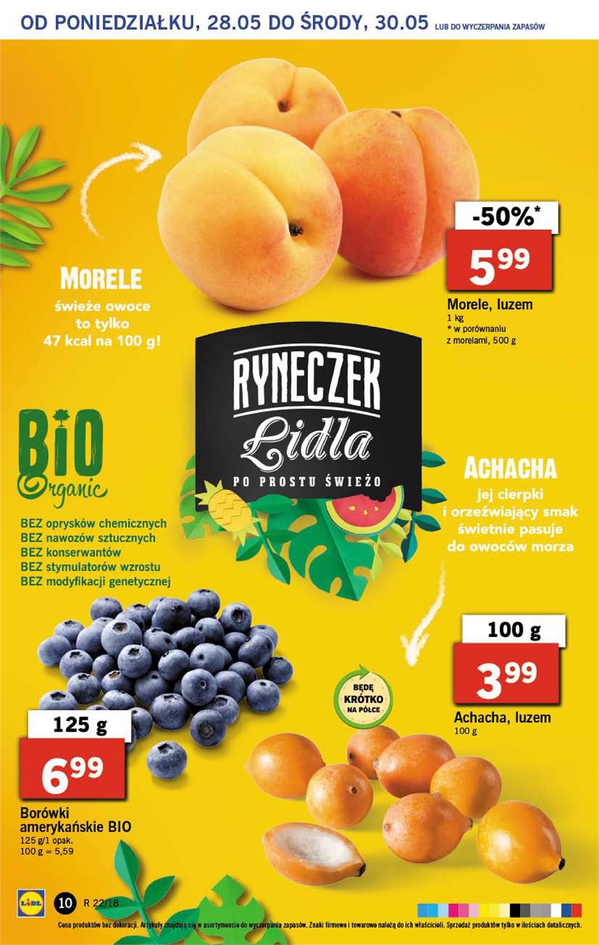 Gazetka Lidl Polska Sp. z o.o. nr 10 od 2018-05-28 do 2018-05-30