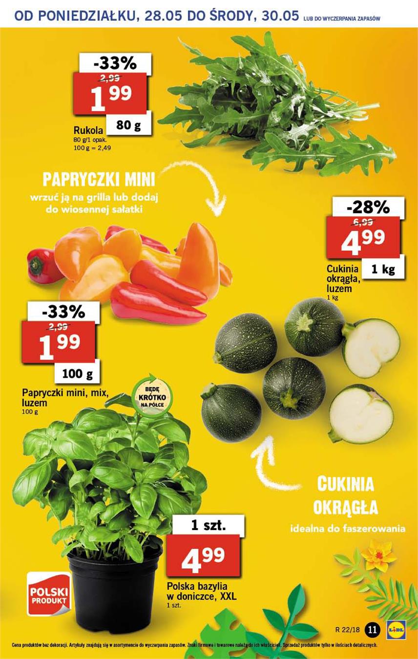 Gazetka Lidl Polska Sp. z o.o. nr 11 od 2018-05-28 do 2018-05-30