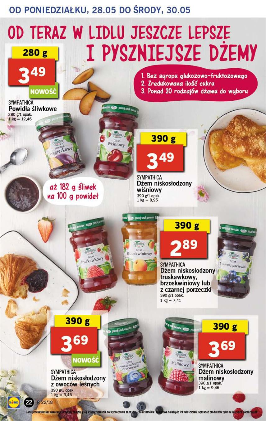 Gazetka Lidl Polska Sp. z o.o. nr 22 od 2018-05-28 do 2018-05-30