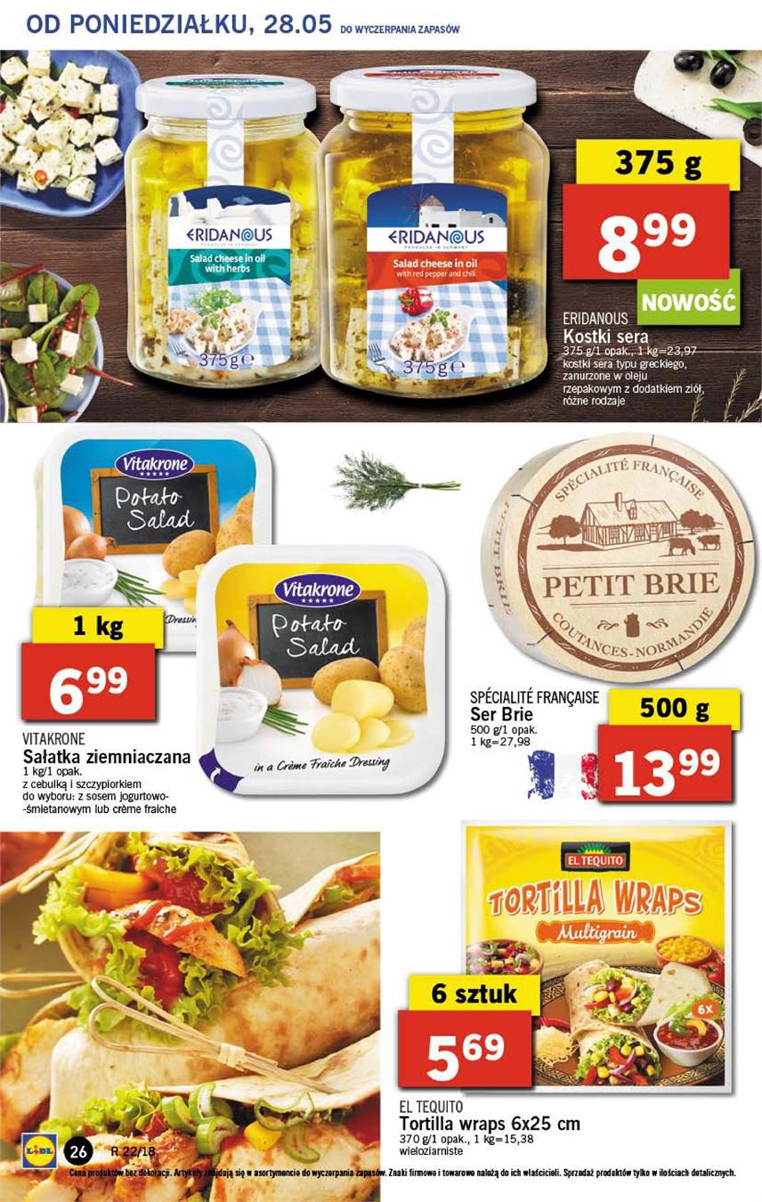Gazetka Lidl Polska Sp. z o.o. nr 26 od 2018-05-28 do 2018-05-30