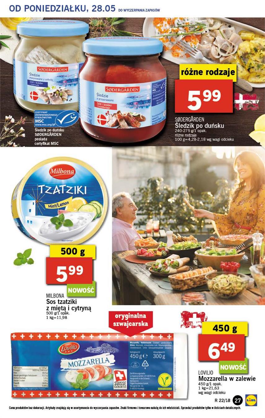 Gazetka Lidl Polska Sp. z o.o. nr 27 od 2018-05-28 do 2018-05-30