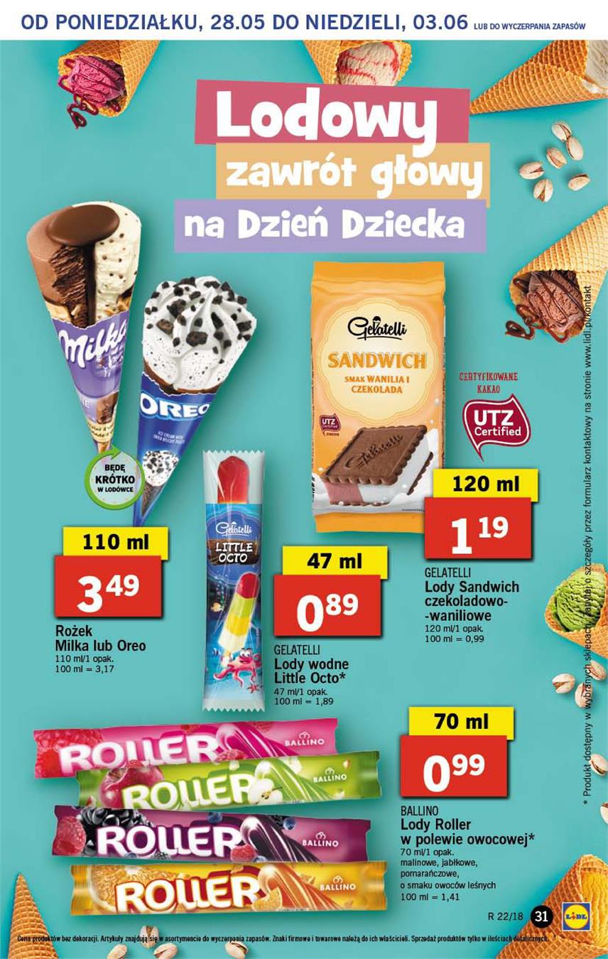 Gazetka Lidl Polska Sp. z o.o. nr 31 od 2018-05-28 do 2018-05-30