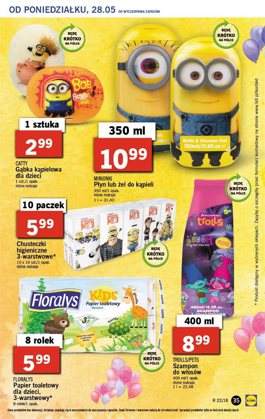 Gazetka Lidl Polska Sp. z o.o. nr 35 od 2018-05-28 do 2018-05-30