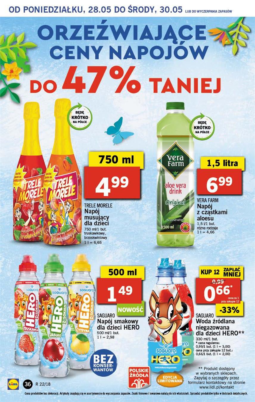 Gazetka Lidl Polska Sp. z o.o. nr 36 od 2018-05-28 do 2018-05-30
