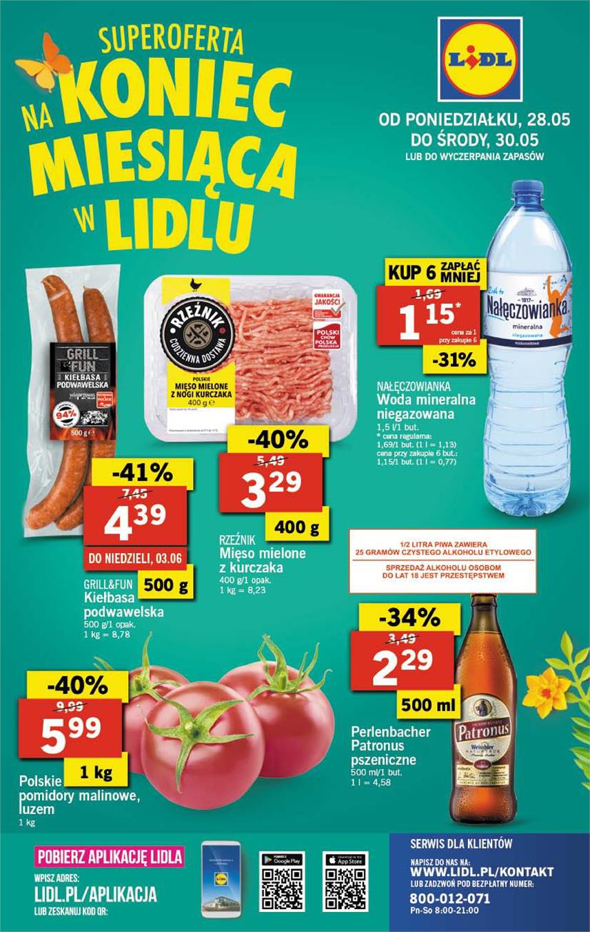 Gazetka Lidl Polska Sp. z o.o. nr 40 od 2018-05-28 do 2018-05-30