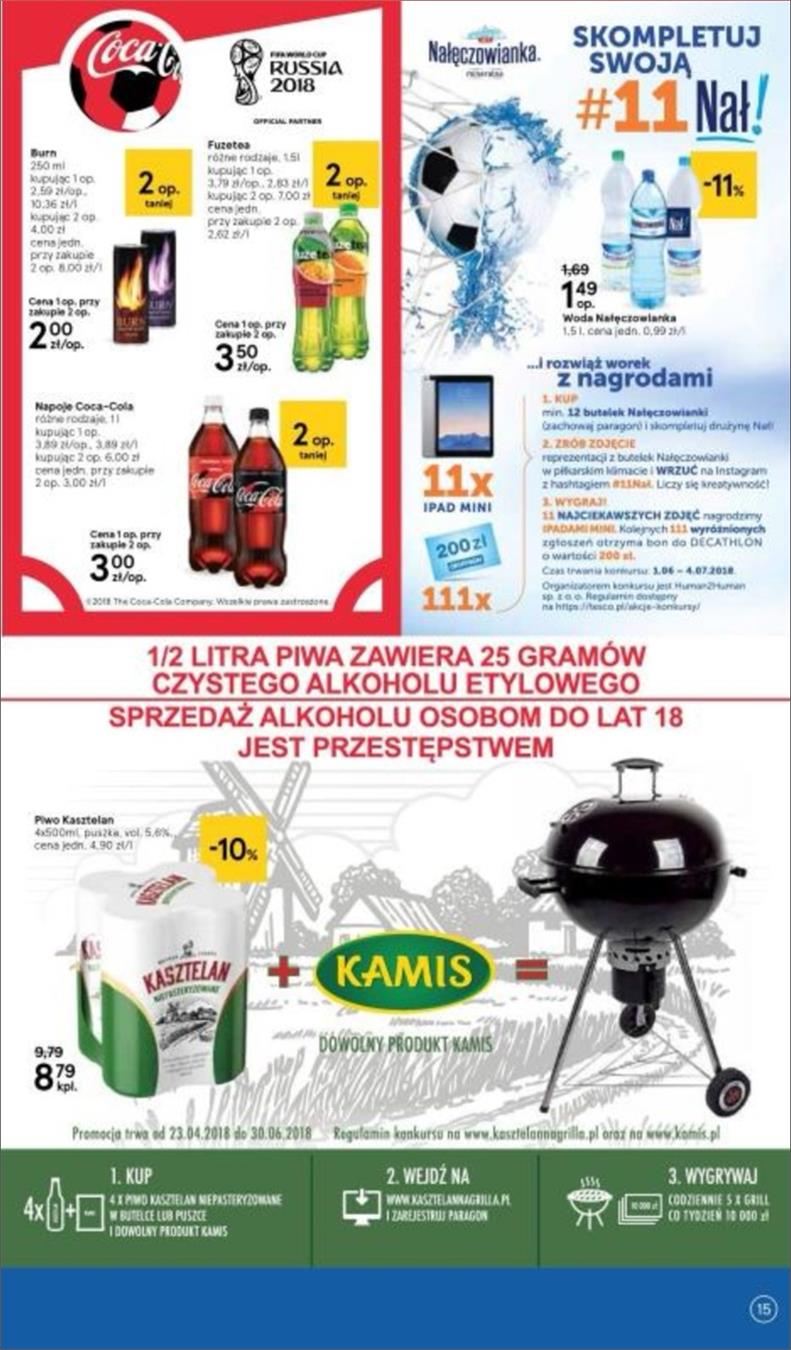 Gazetka Tesco Polska Sp. z o.o. nr 15 od 2018-06-14 do 2018-06-20