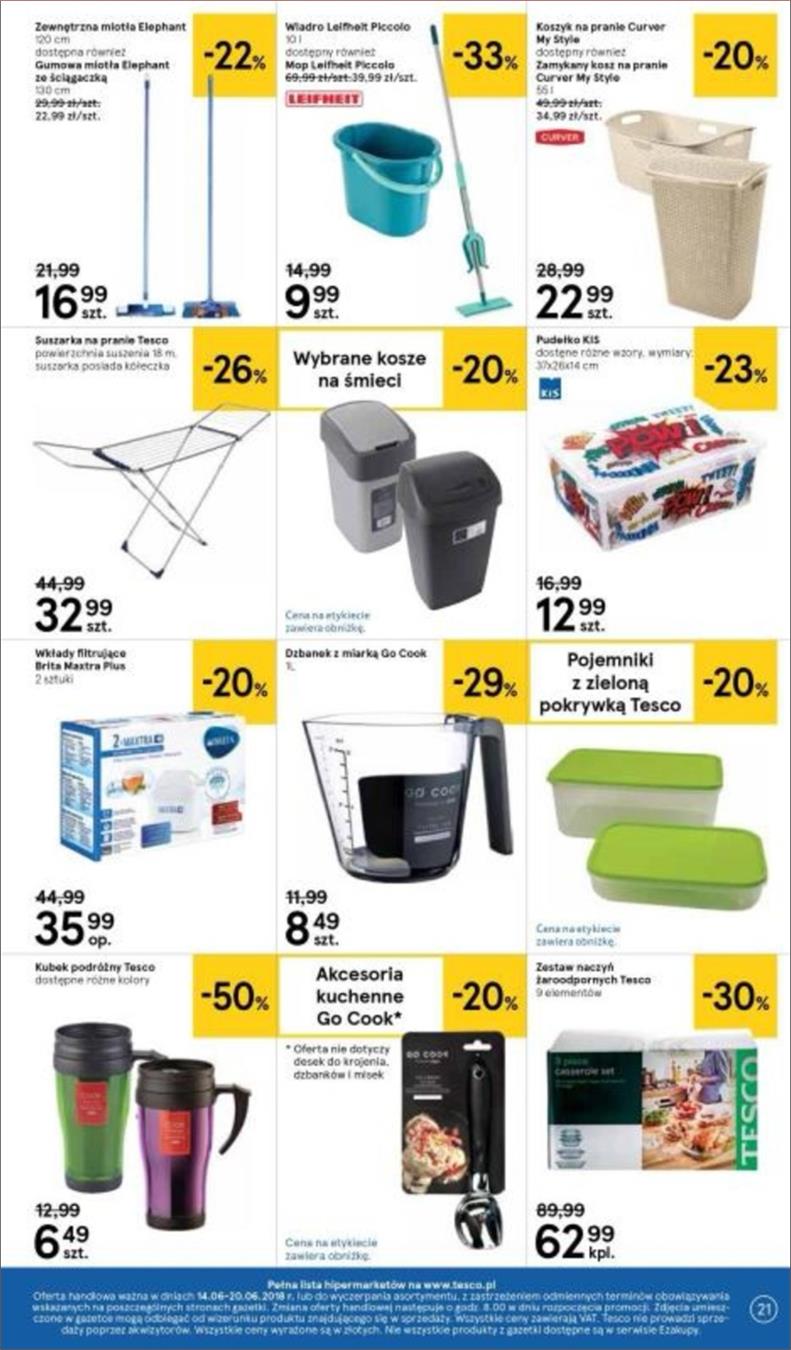 Gazetka Tesco Polska Sp. z o.o. nr 21 od 2018-06-14 do 2018-06-20