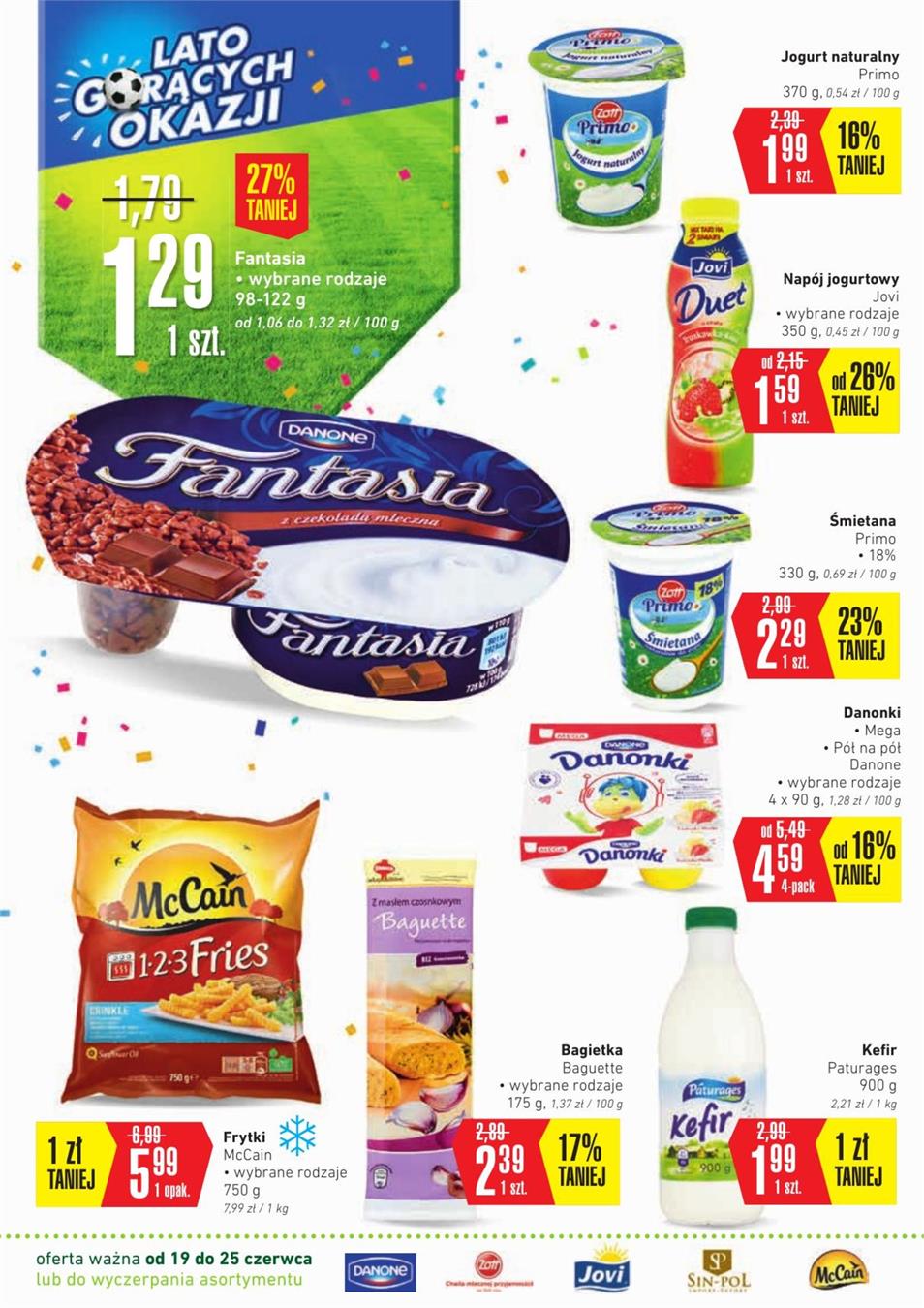 Gazetka SCA PR Polska Sp. z o.o. nr 16 od 2018-06-19 do 2018-06-25