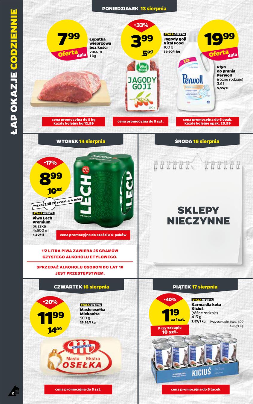 Gazetka Netto Sp. z o.o. nr 2 od 2018-08-13 do 2018-08-18