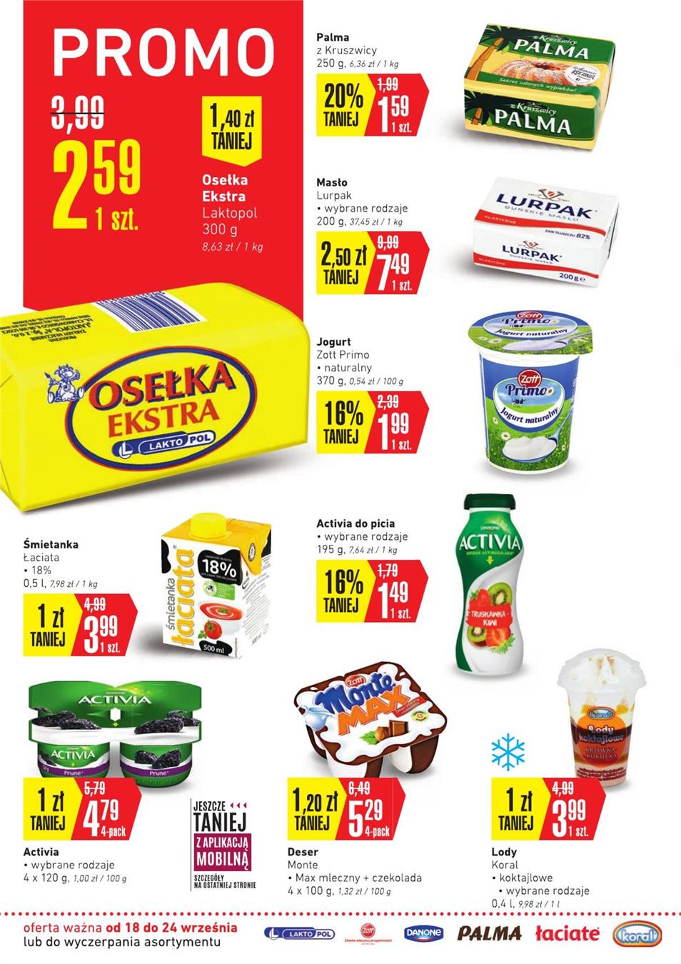 Gazetka SCA PR Polska Sp. z o.o. nr 8 od 2018-09-18 do 2018-09-24