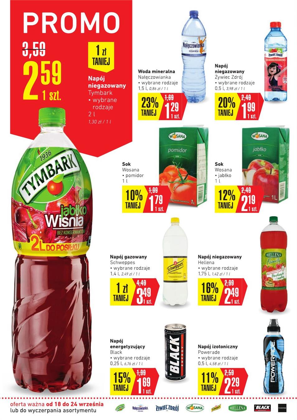 Gazetka SCA PR Polska Sp. z o.o. nr 12 od 2018-09-18 do 2018-09-24
