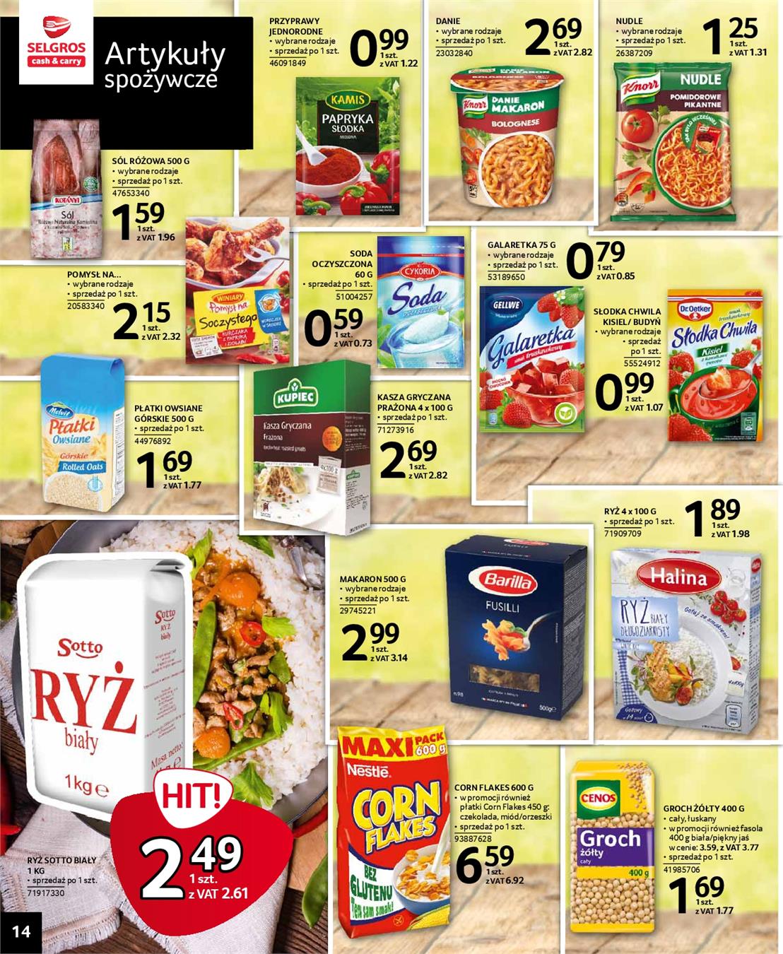 Gazetka Selgros Sp. z o.o. nr 14 od 2018-09-27 do 2018-10-10