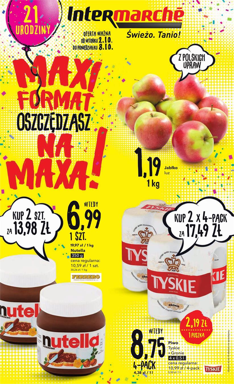 Gazetka SCA PR Polska Sp. z o.o. nr 1 od 2018-10-02 do 2018-10-08
