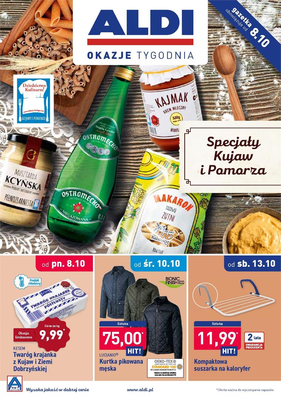 Gazetka ALDI SP Z O O nr 1 od 2018-10-08 do 2018-10-13