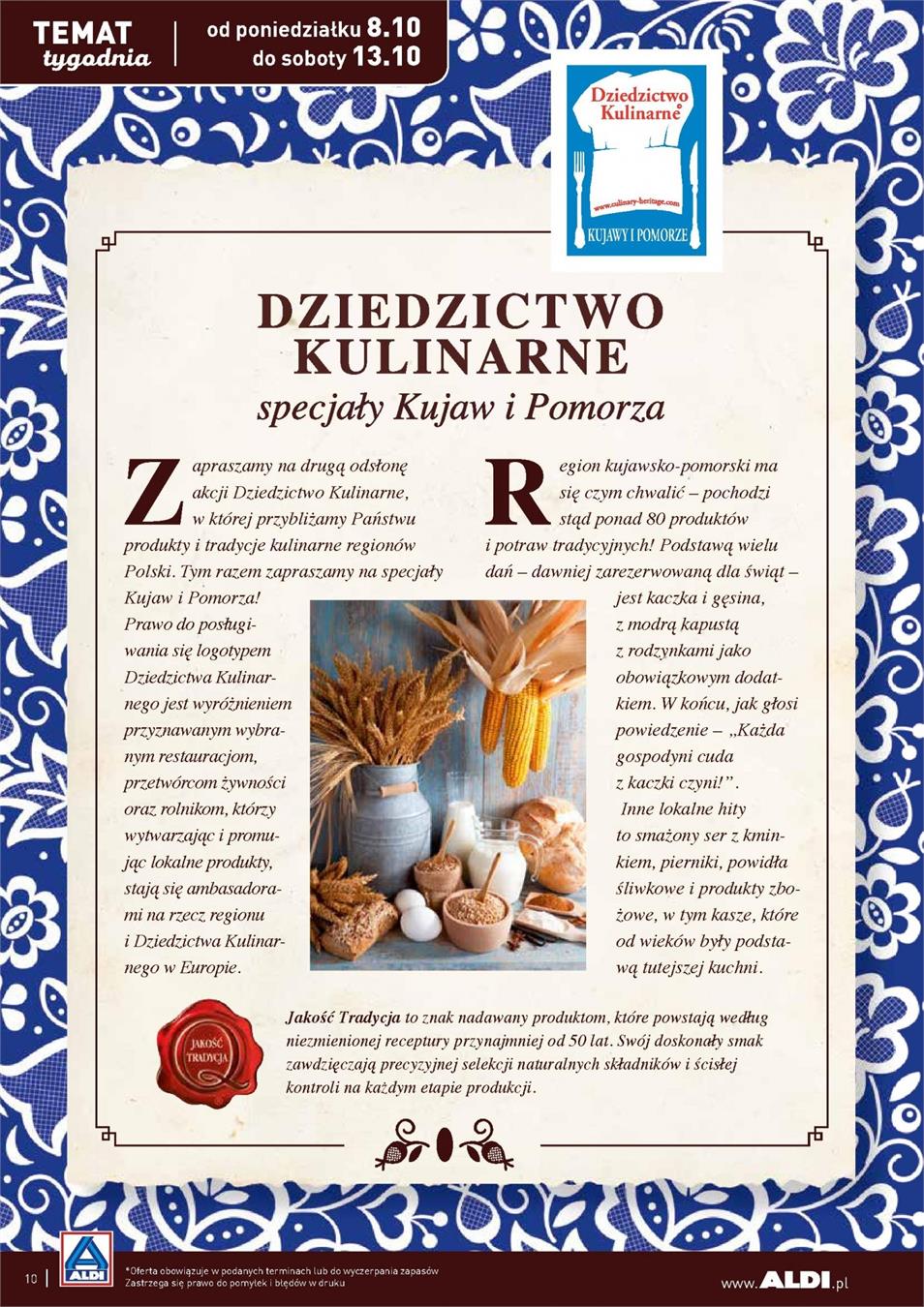 Gazetka ALDI SP Z O O nr 2 od 2018-10-08 do 2018-10-13