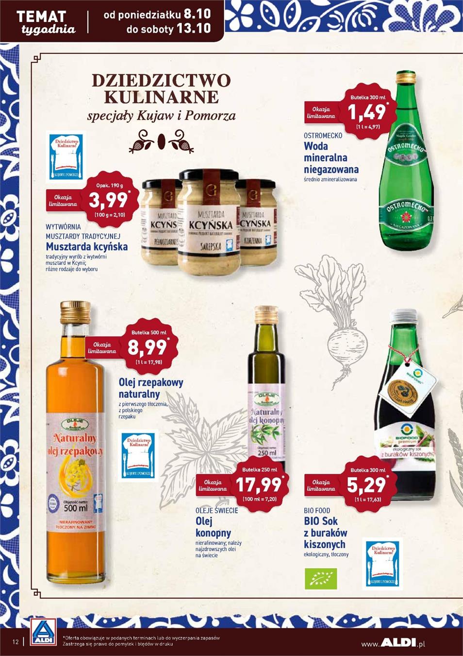 Gazetka ALDI SP Z O O nr 4 od 2018-10-08 do 2018-10-13