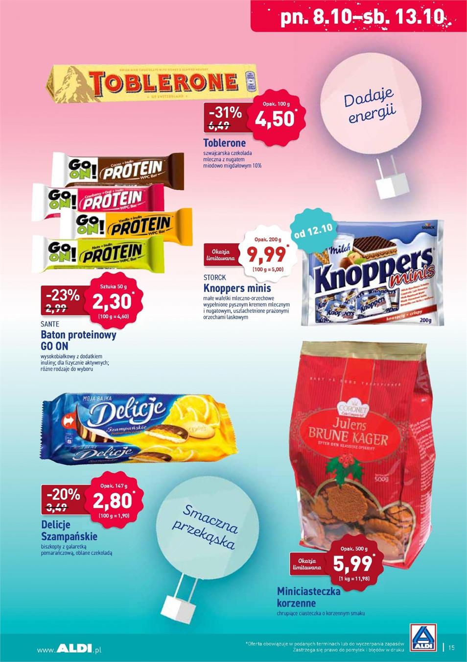 Gazetka ALDI SP Z O O nr 7 od 2018-10-08 do 2018-10-13