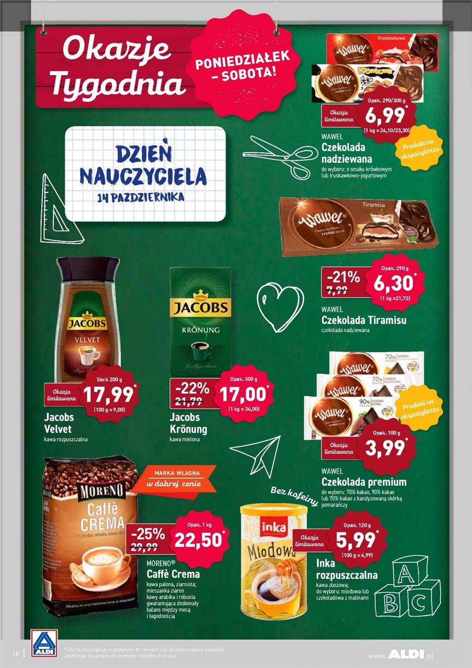 Gazetka ALDI SP Z O O nr 10 od 2018-10-08 do 2018-10-13