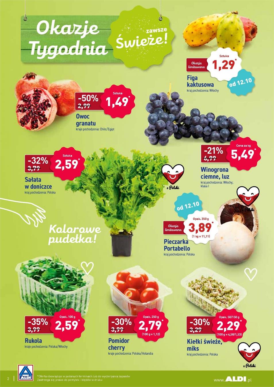 Gazetka ALDI SP Z O O nr 12 od 2018-10-08 do 2018-10-13