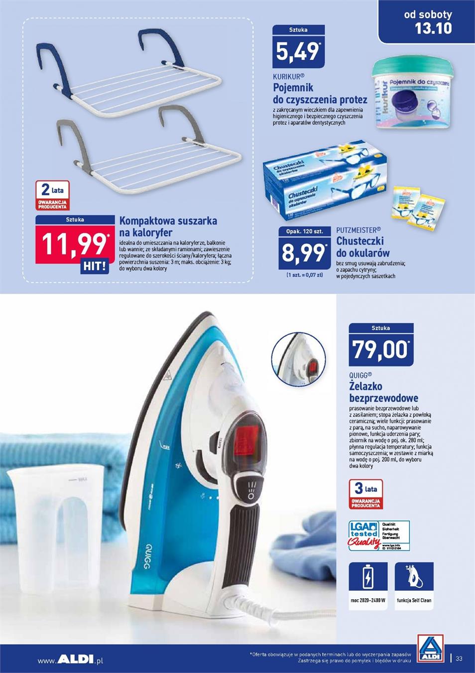 Gazetka ALDI SP Z O O nr 27 od 2018-10-08 do 2018-10-13