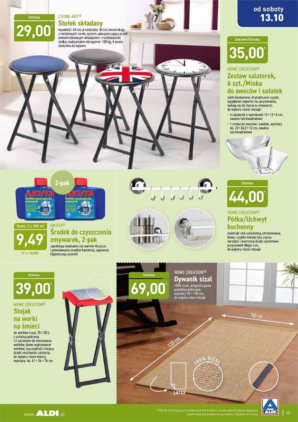 Gazetka ALDI SP Z O O nr 29 od 2018-10-08 do 2018-10-13