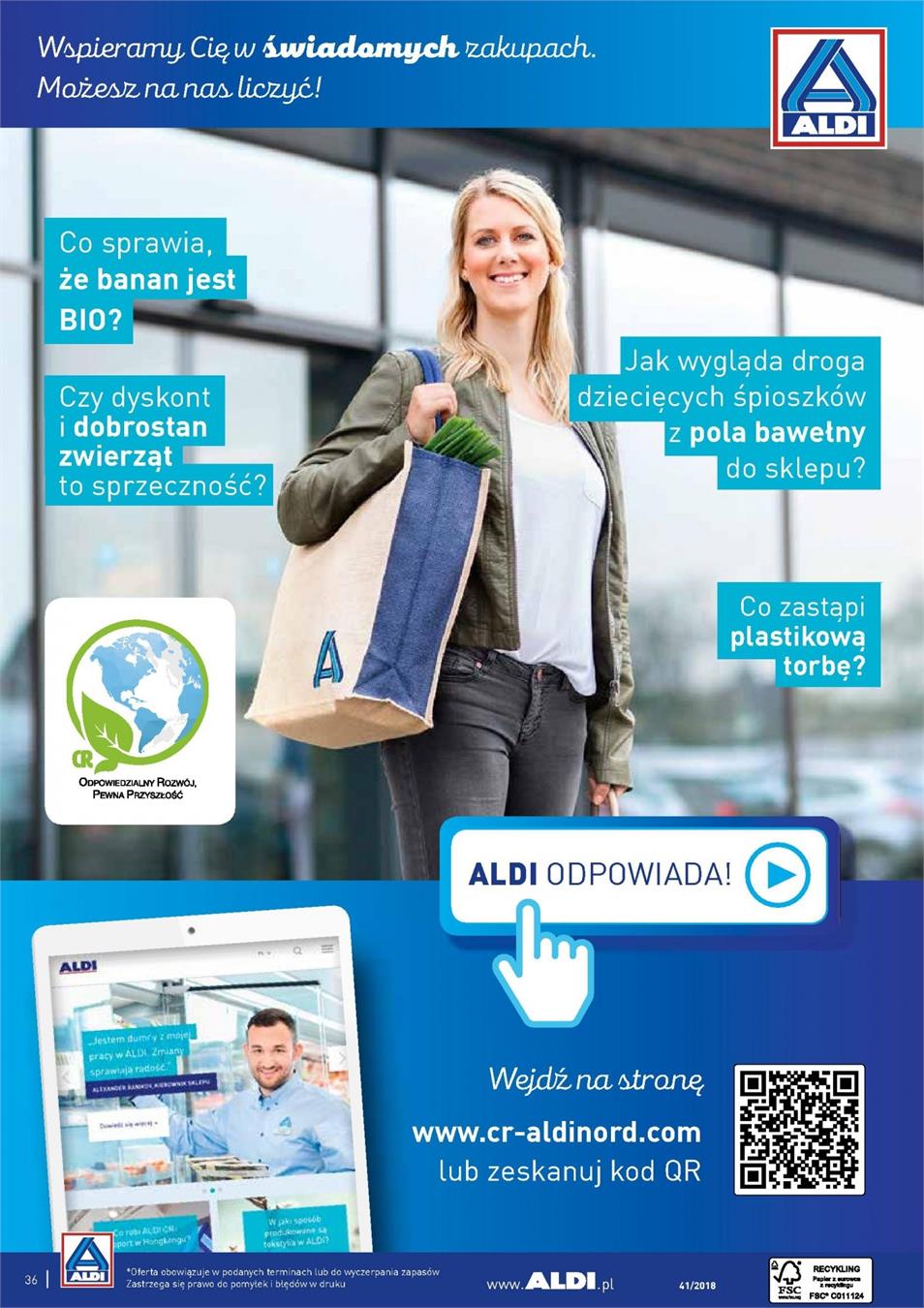 Gazetka ALDI SP Z O O nr 30 od 2018-10-08 do 2018-10-13