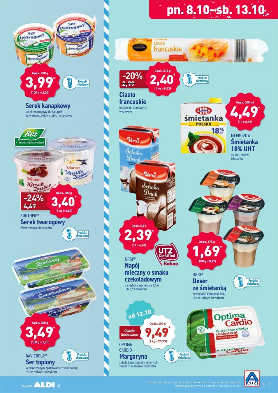 Gazetka ALDI SP Z O O nr 34 od 2018-10-08 do 2018-10-13