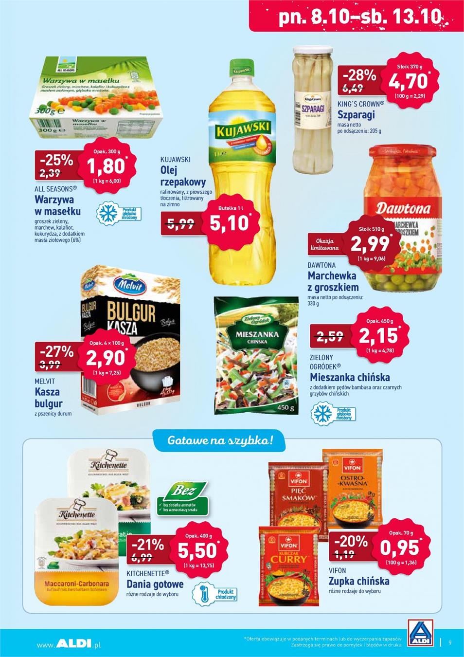 Gazetka ALDI SP Z O O nr 36 od 2018-10-08 do 2018-10-13