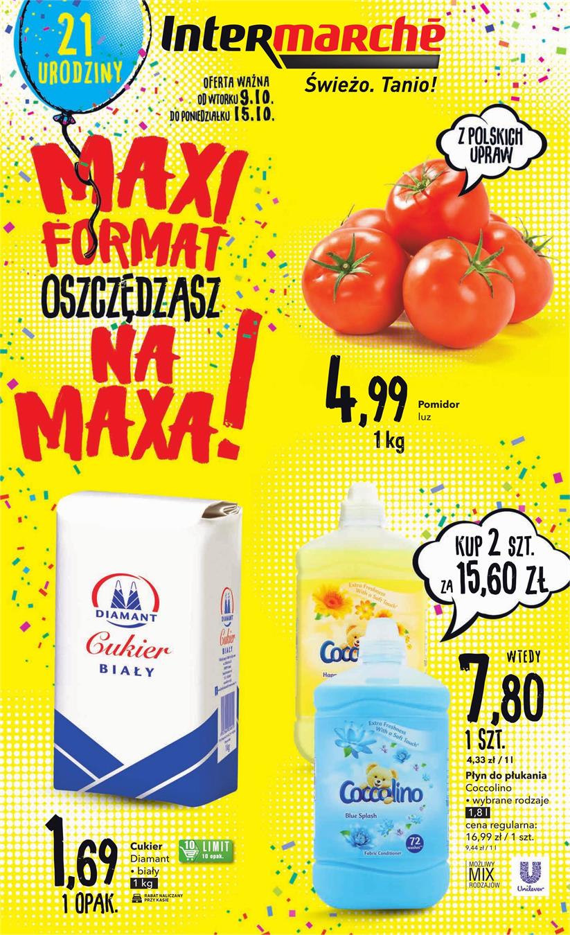 Gazetka SCA PR Polska Sp. z o.o. nr 1 od 2018-10-09 do 2018-10-15
