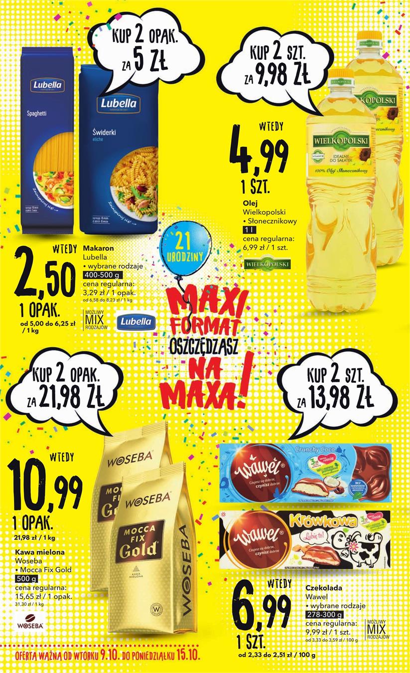 Gazetka SCA PR Polska Sp. z o.o. nr 2 od 2018-10-09 do 2018-10-15