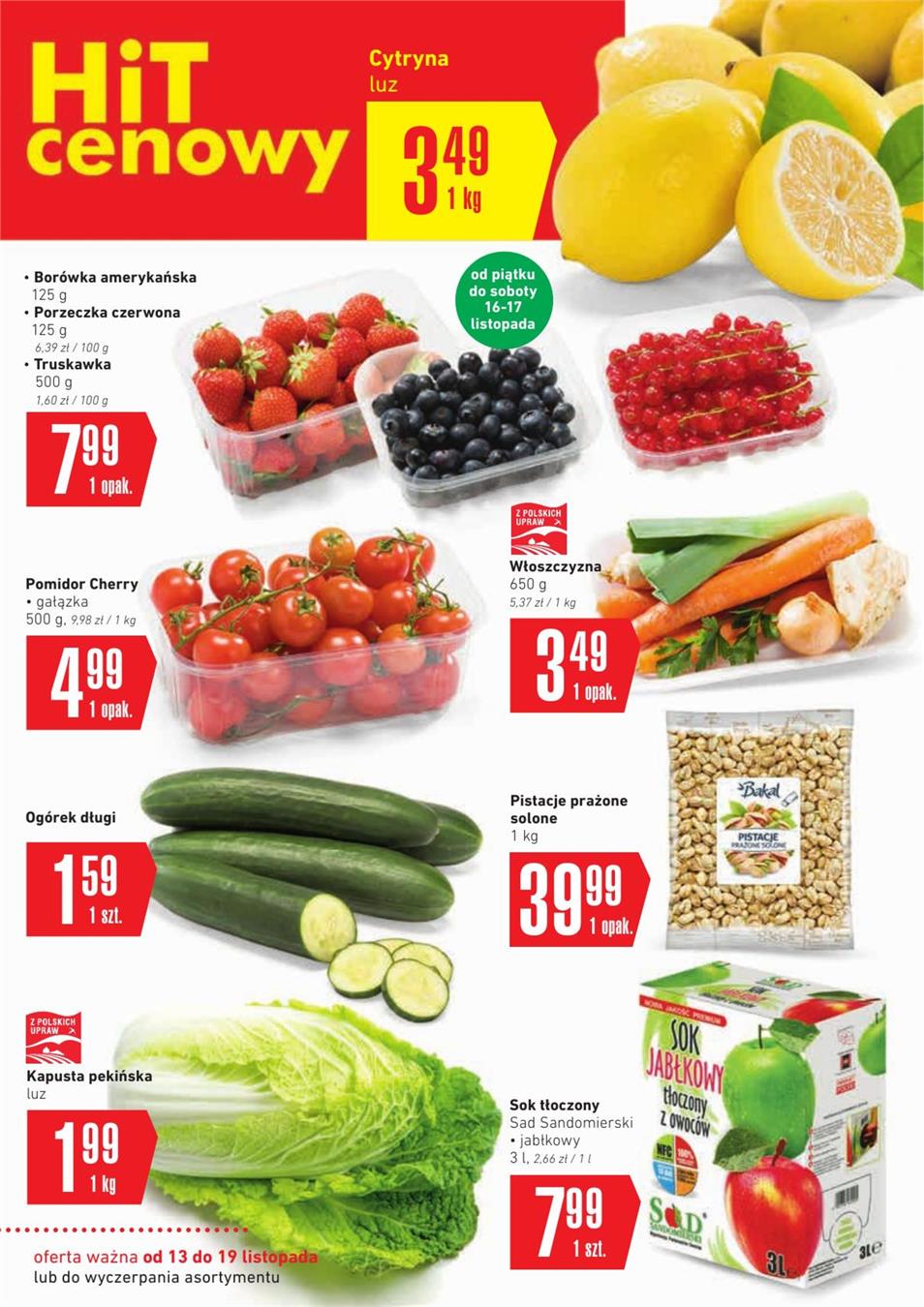 Gazetka SCA PR Polska Sp. z o.o. nr 9 od 2018-11-13 do 2018-11-19