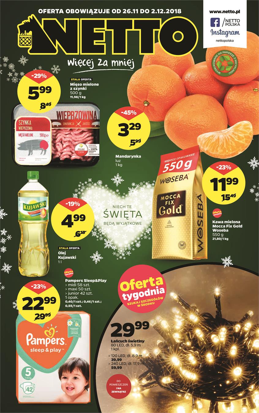Gazetka Netto Sp. z o.o. nr 1 od 2018-11-26 do 2018-12-02