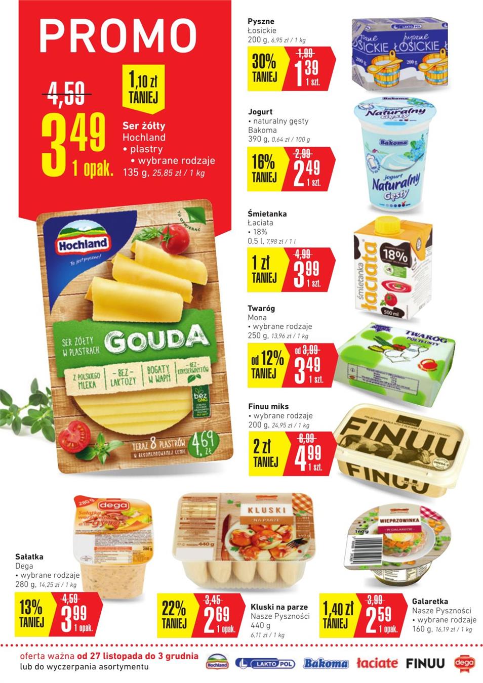 Gazetka SCA PR Polska Sp. z o.o. nr 19 od 2018-11-27 do 2018-12-03