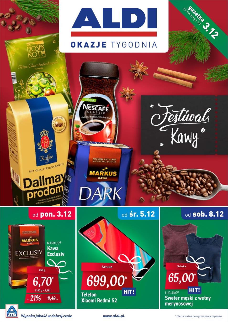 Gazetka ALDI SP Z O O nr 1 od 2018-12-03 do 2018-12-09