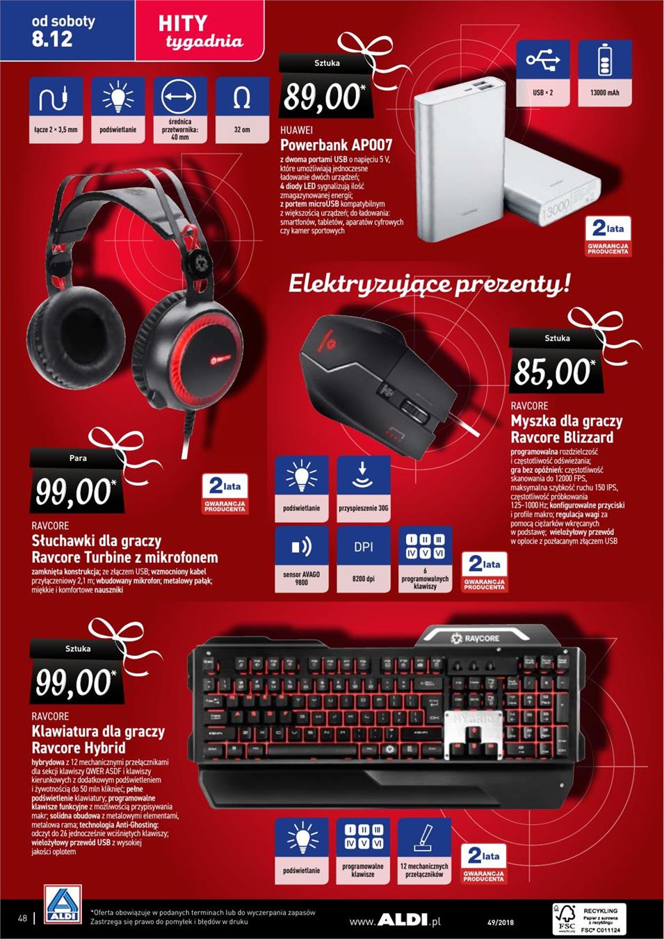 Gazetka ALDI SP Z O O nr 43 od 2018-12-03 do 2018-12-09