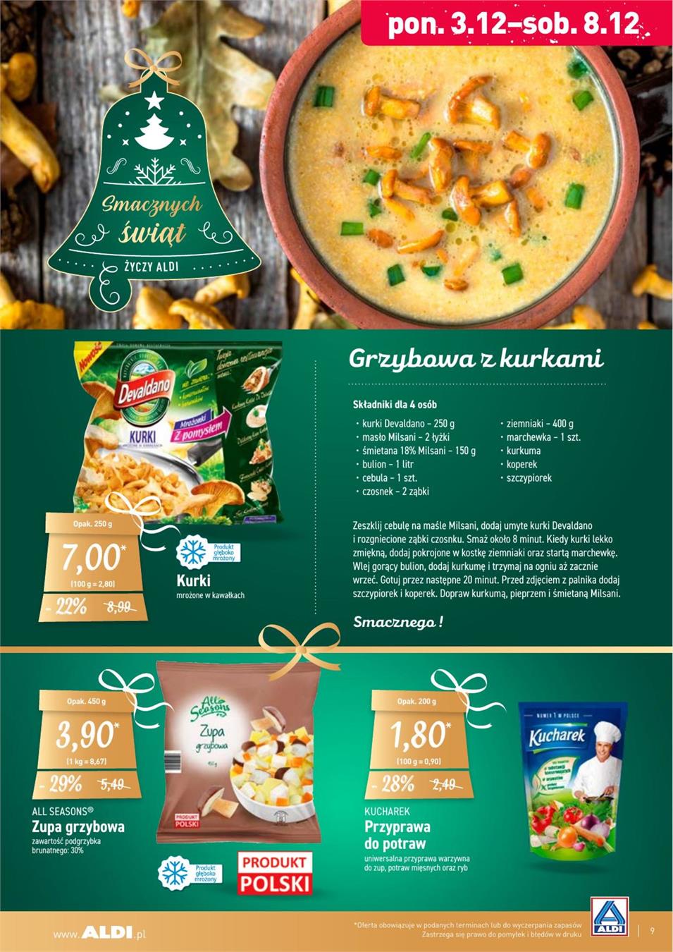 Gazetka ALDI SP Z O O nr 48 od 2018-12-03 do 2018-12-09