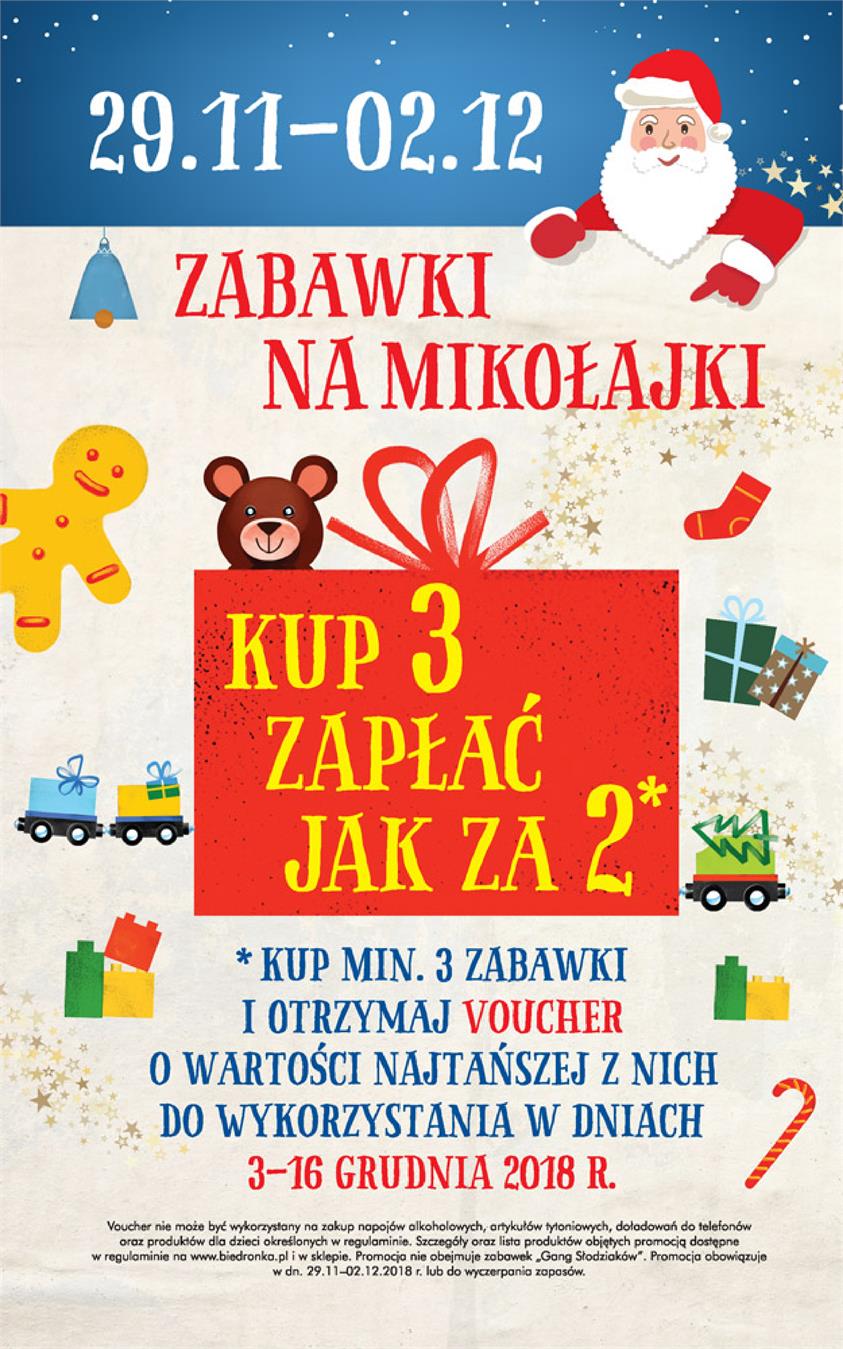 Gazetka Jeronimo Martins Polska SA nr 64 od 2018-11-29 do 2018-12-05
