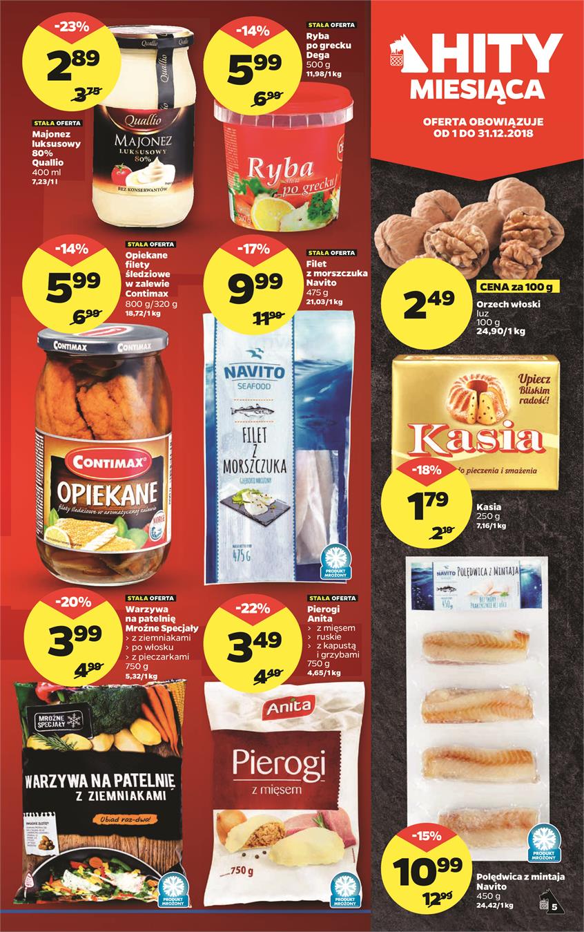 Gazetka Netto Sp. z o.o. nr 5 od 2018-12-03 do 2018-12-08